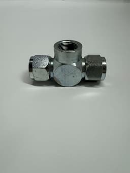 1″TUBE X 1 TUBE X 1 FNPT FEMALE BRANCH TEE-FEMALE PIPE SIDE OUTLET