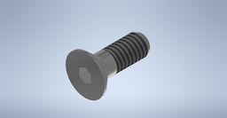 FLAT HEAD SOCKET HEAD CAP SCREW, #10-24 UNC 1-1/4" LONG