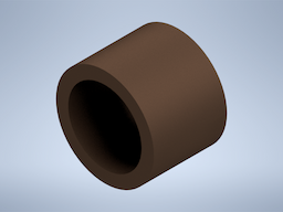 OILITE BRONZE SLEEVE BEARING, 1/2" OD X 3/8" ID X 3/8" LONG