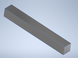 1/8" X 1/8" KEY, 1" LONG